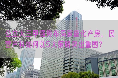 公立大三甲强势布局家庭化产房，民营产科如何以5大策略突出重围？(图1)